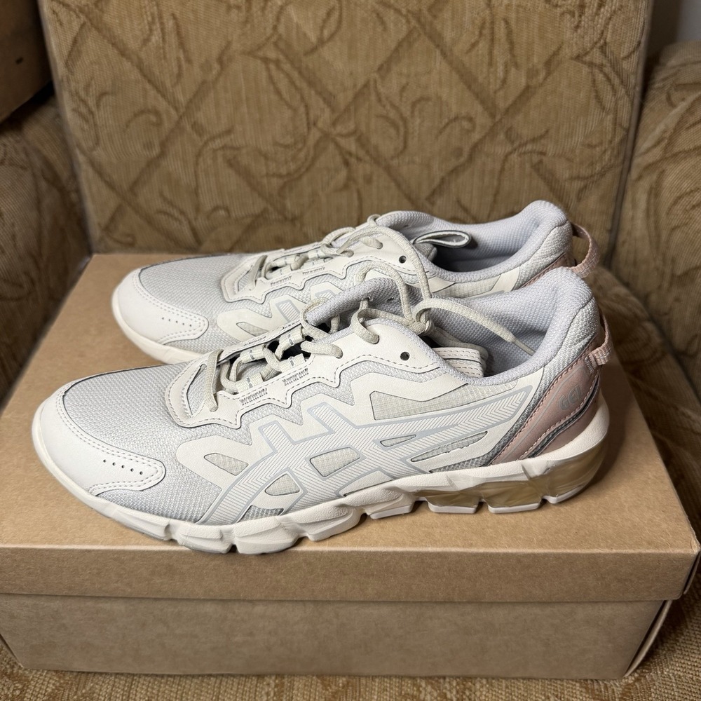 Asics GEL-QUANTUM 90 3 Grey White Women's Shoes Size 8.5 (1202A040 025)